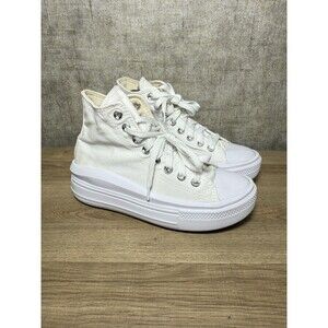 Converse Chuck Taylor White All Star High Top Shoes 568498C Platform Women Sz 7